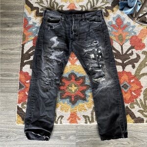 Ralph Lauren denim and supply 38/30 black slim